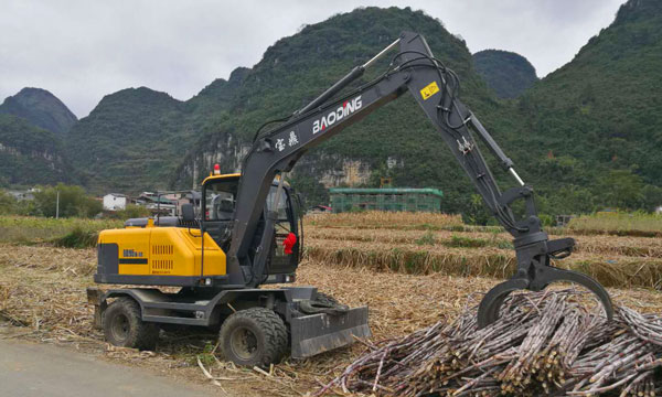 寶鼎輪式挖掘機(jī)抓木機(jī).jpg