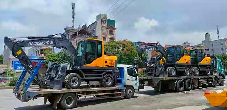 寶鼎南寧抓木機發車客戶