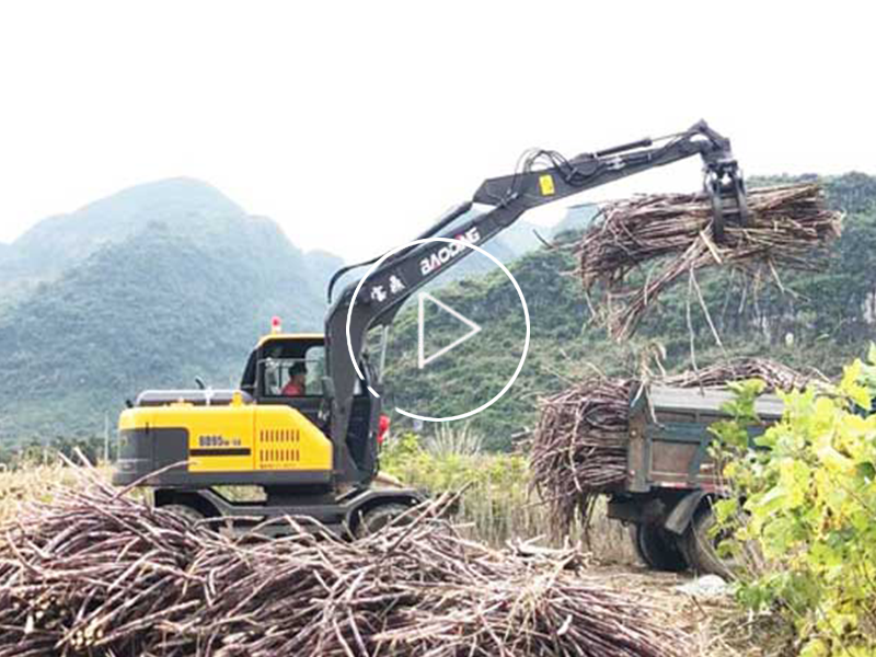 寶鼎抓甘蔗機挑戰(zhàn)地形極限，輕松勝任